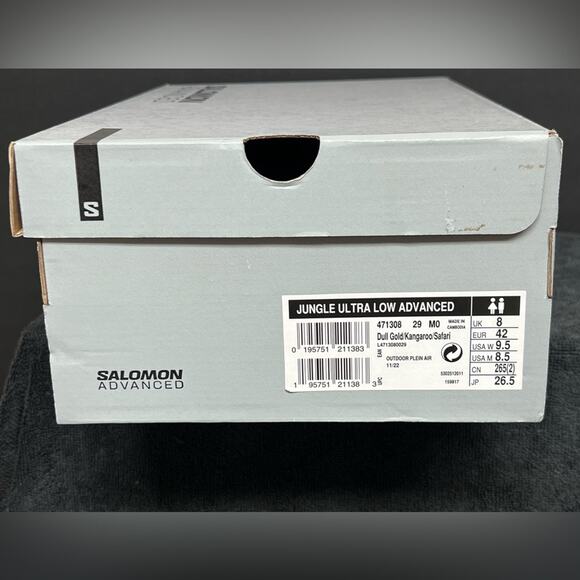 Salomon Men's Jungle Ultra Low Advanced Sneakers Men’s 8.5 Women 9.5 NEW $260 - Picture 10 of 10